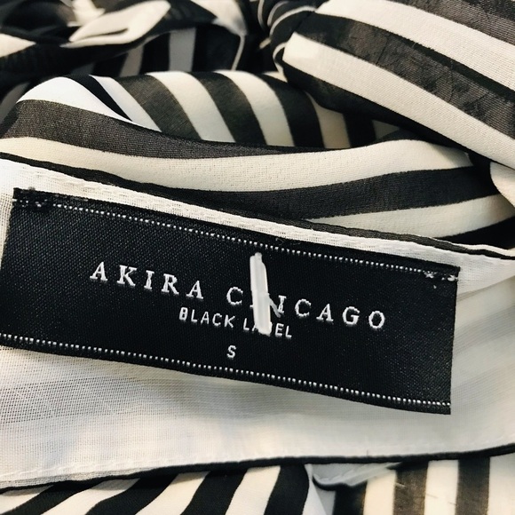 aish in black dress AKIRA CHICAGO Red Label One Shoulder Top *Size M – Luxie Consign Shop main image 1